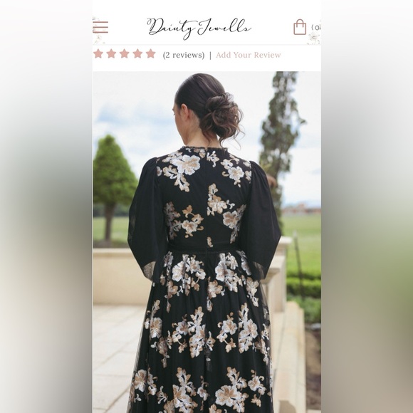 WORN 1X! Dainty Jewells Moonlight Soiree Dress. PD$144.95 ($139.95+$5 plus size) - Picture 3 of 15